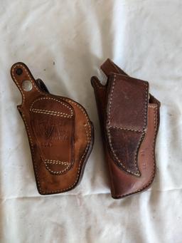 2 Leather Holsters, approx. 7"