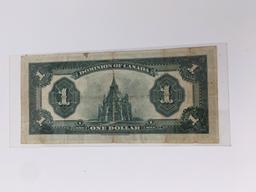 1923 $1 Canadian F