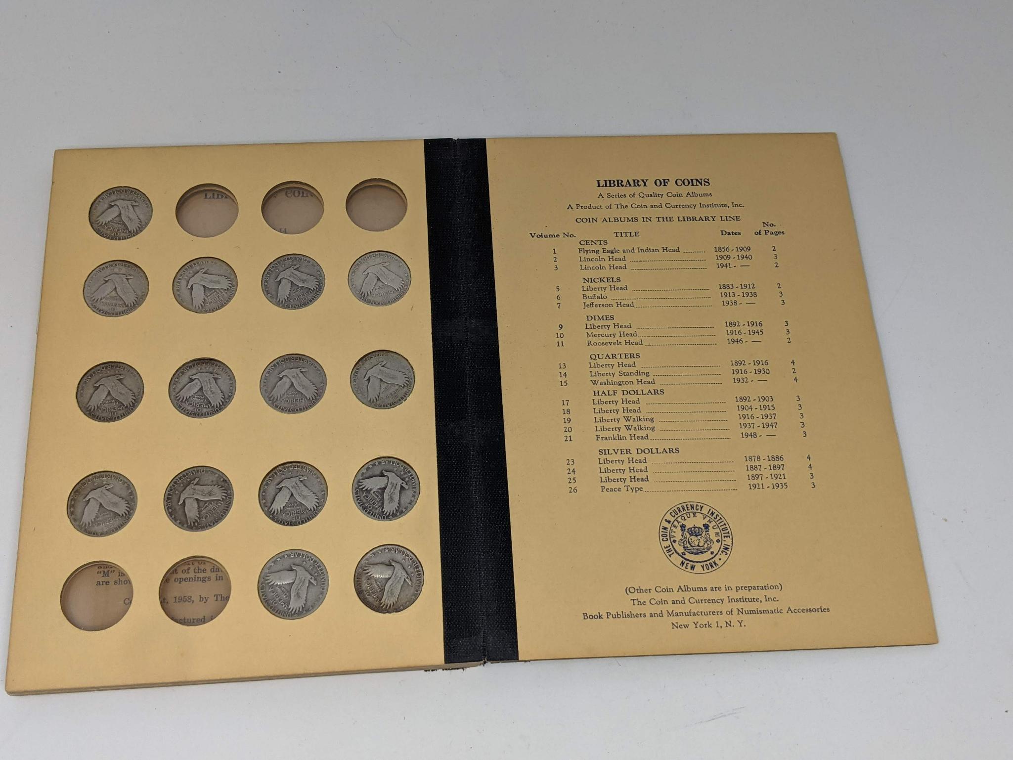 Standing Liberty Quarters 1925-30-S, Complete