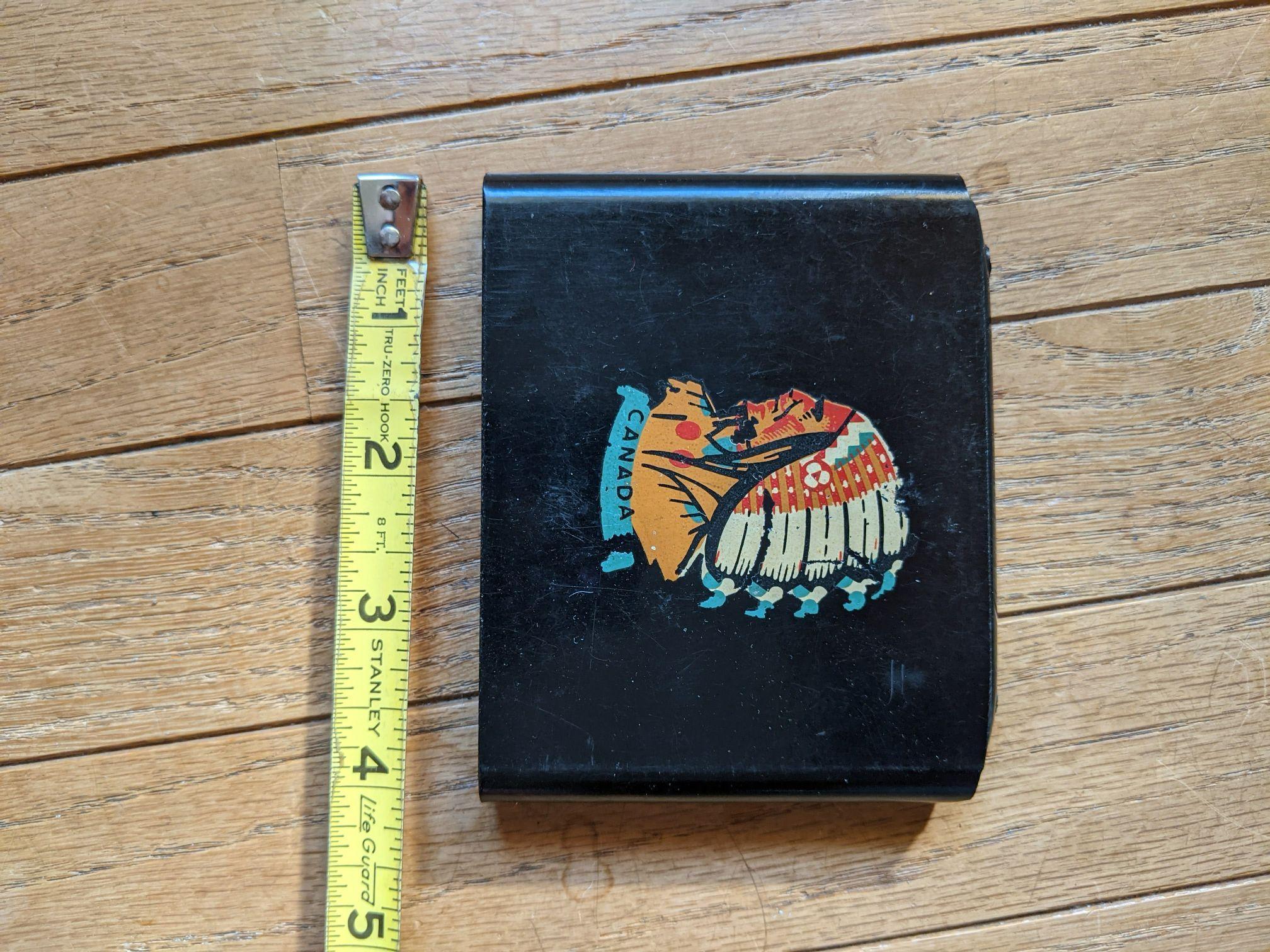 Plastic Cigarette Holder with Native American "Canada" Motif