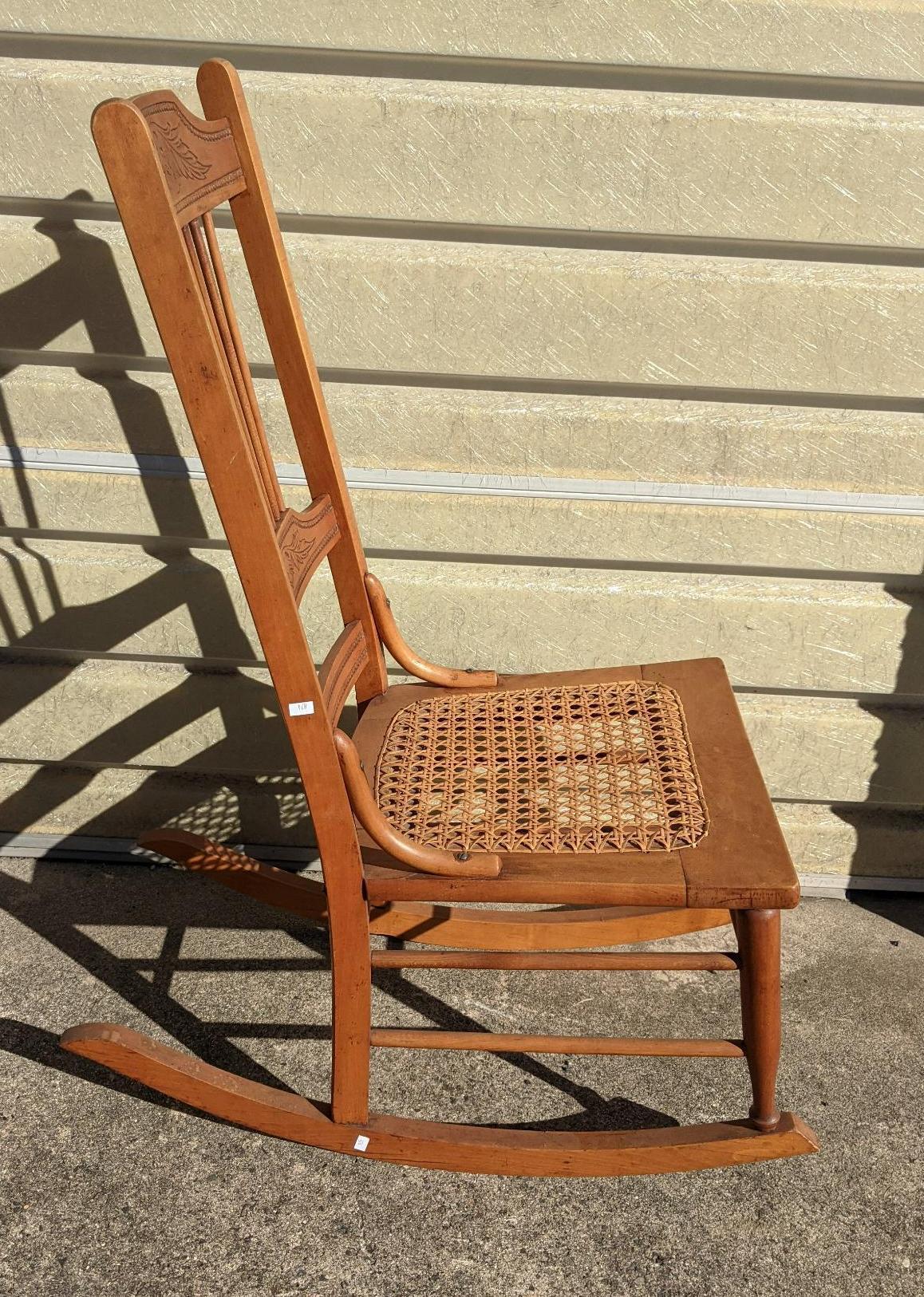 3 Cane Seat Rockers, Including Child Size