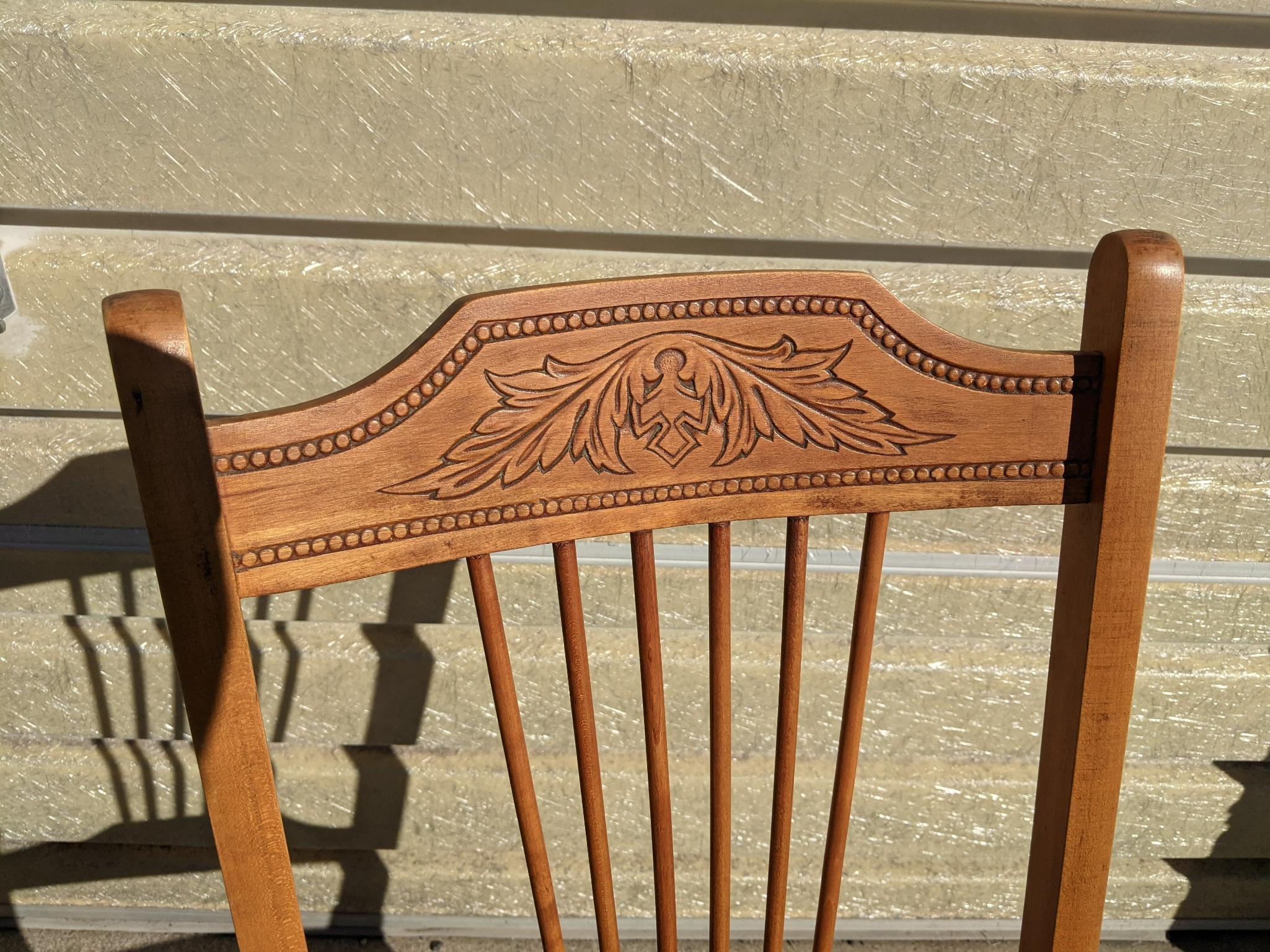 3 Cane Seat Rockers, Including Child Size