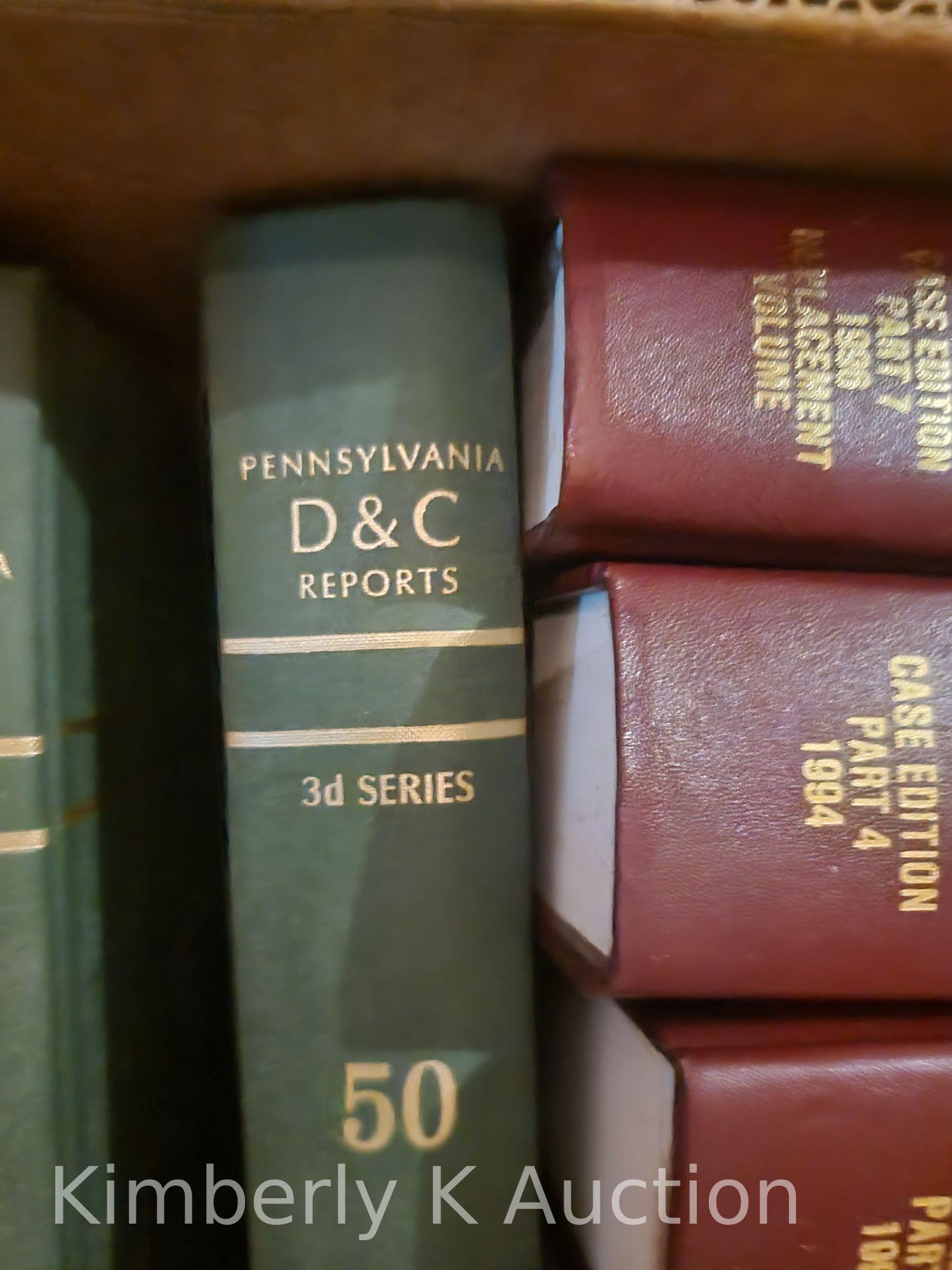 Shepard's Pennsylvania Citations- 8 Volumes and Pennsylvania D & C Reports- 10 Volumes