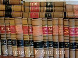 Bucks County Law Reporter- Approx. 54 Volumes, Entire Top Shelf