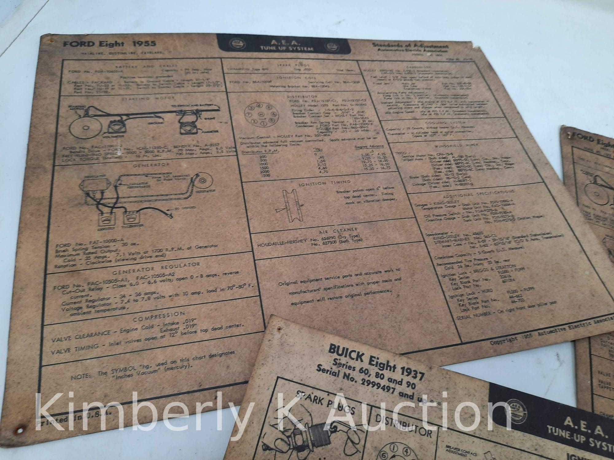 Large Assortment of Auto Related Ephemera, Prints and Lubrication Charts