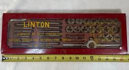 Linton 40 Pc. Combination Tap & Die Set- Coarse & Fine