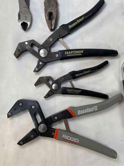 3 Robo-Grips, Wire Cutters, Pliers