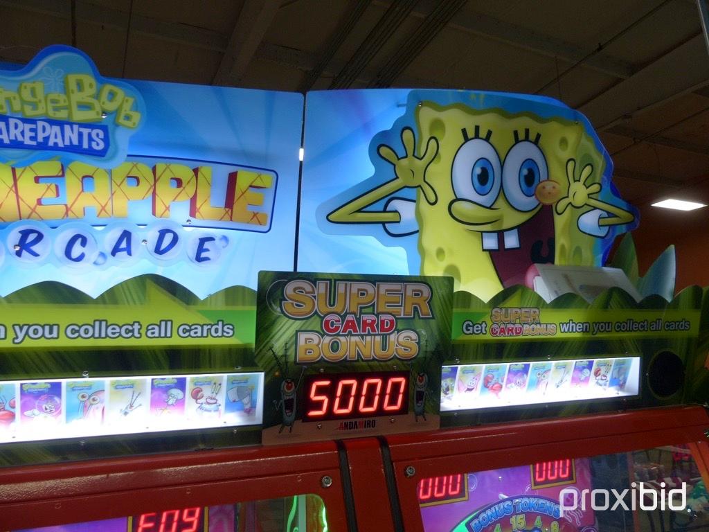Sponge Bob arcade coin pusher