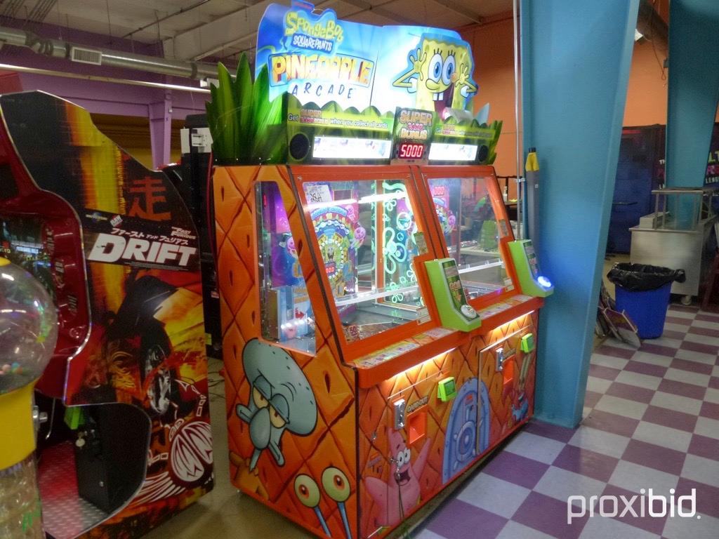 Sponge Bob arcade coin pusher