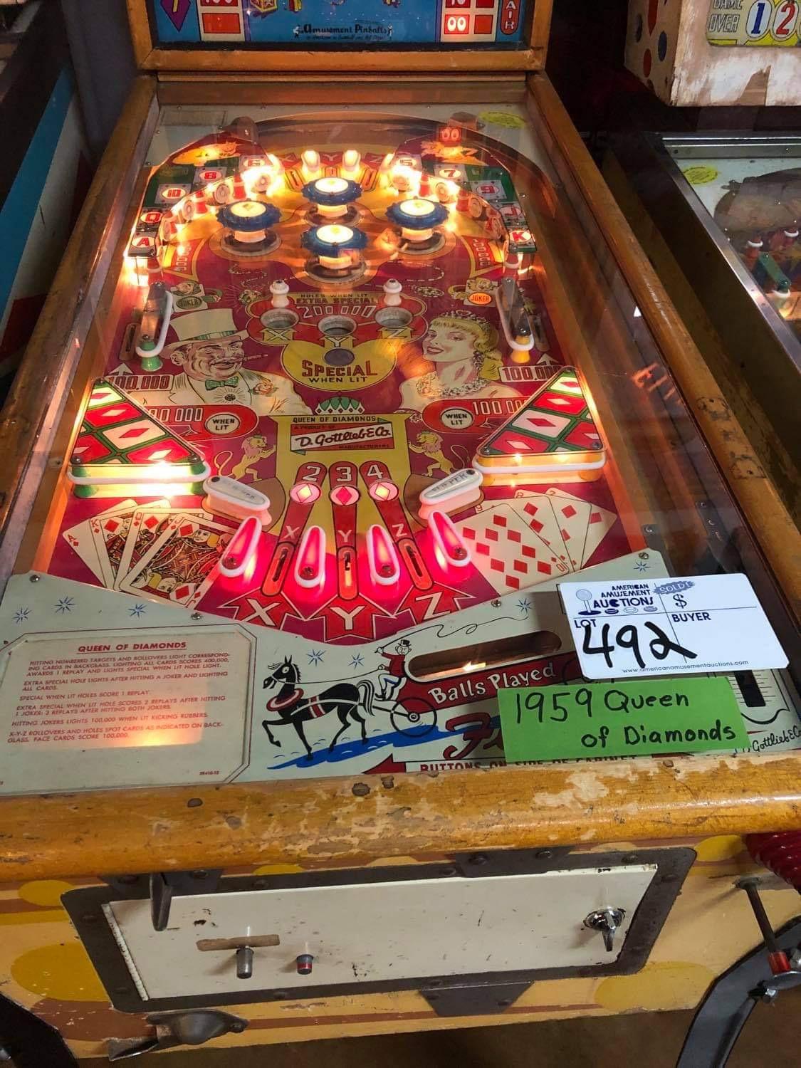 Queen of Diamonds Pinball