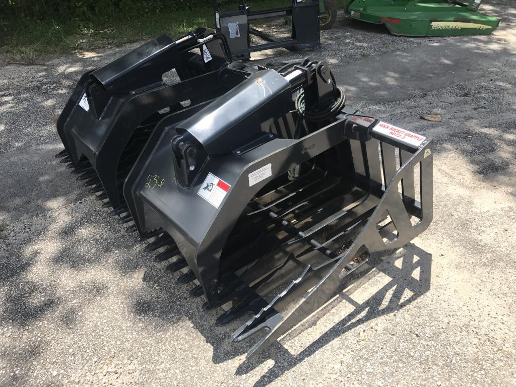 * SOLD* Stout 72-3 Rock Grapple Skid Steer