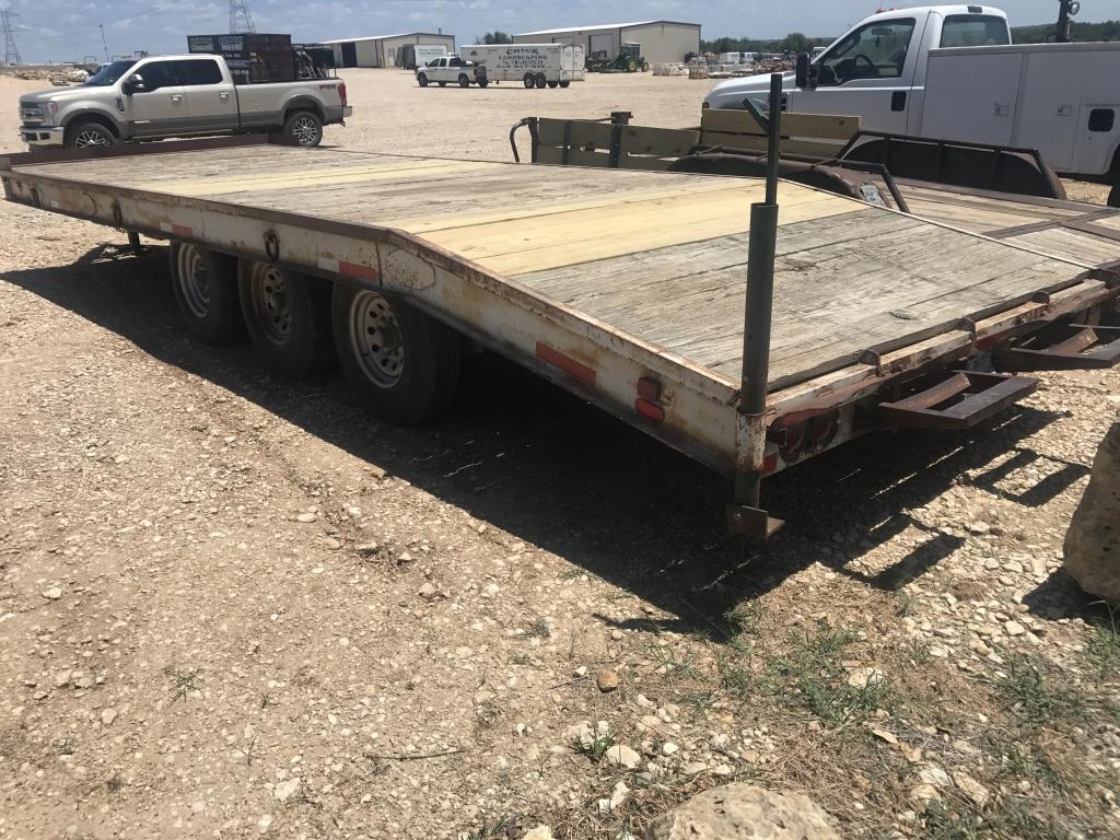 * NOT SOLD* 20' Pindle Hitch Equipment Trailer