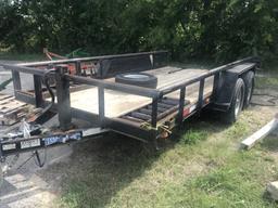 * NOT SOLD* 2007 Texas Bragg Bumper Pull Utility Trailer