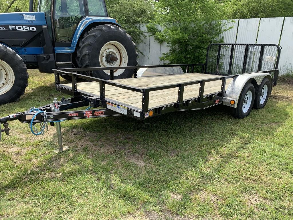 2019 PJ Bumper Pull Utility Trailer