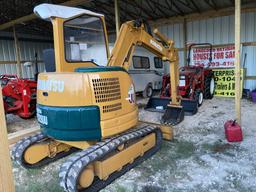 NOT SOLD Komatsu PC2SUU Mini Excavator 9978 SN 460 Hrs