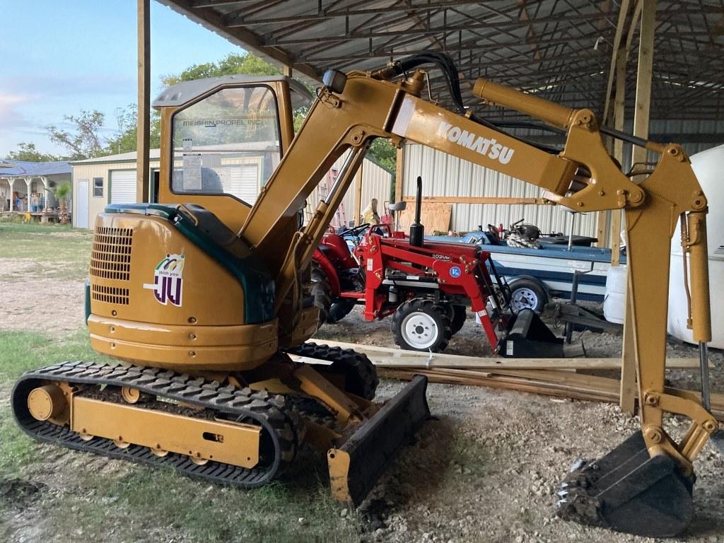 NOT SOLD Komatsu PC2SUU Mini Excavator 9978 SN 460 Hrs