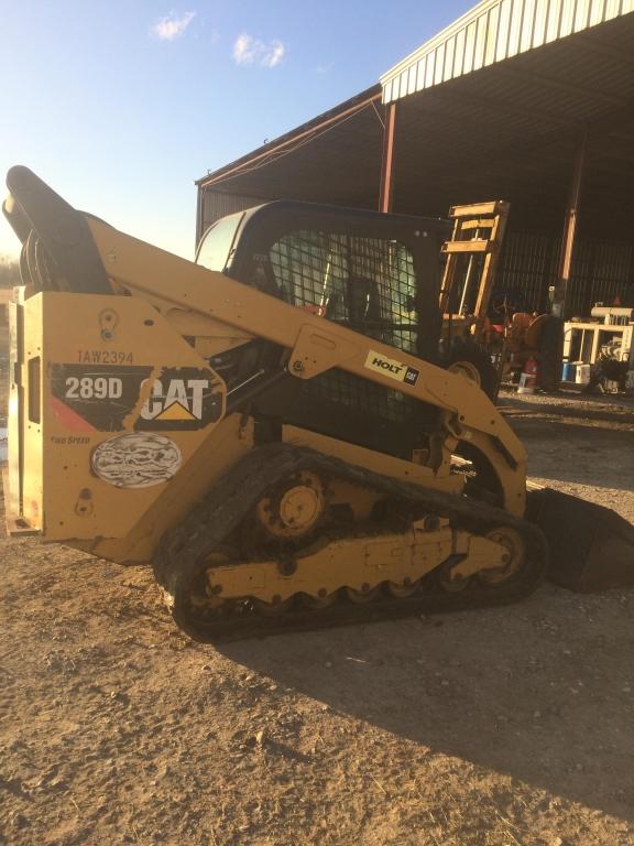 NOT SOLD Caterpillar 289D Skid Steer 1910 H