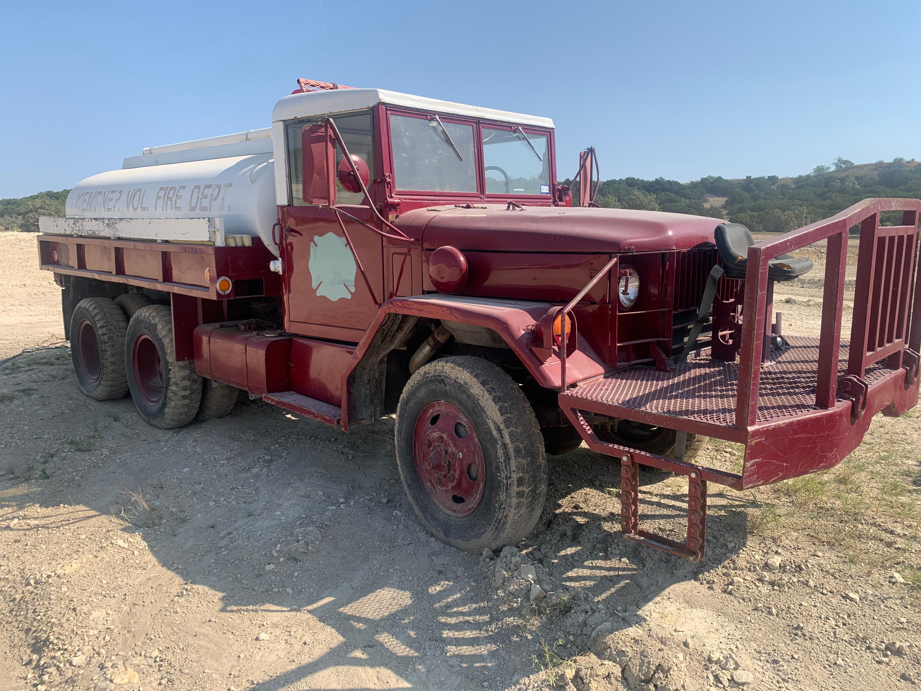 Water Truck 6X6 Truck unk unk