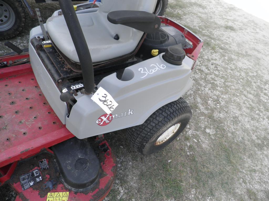 X Mark O turn mower