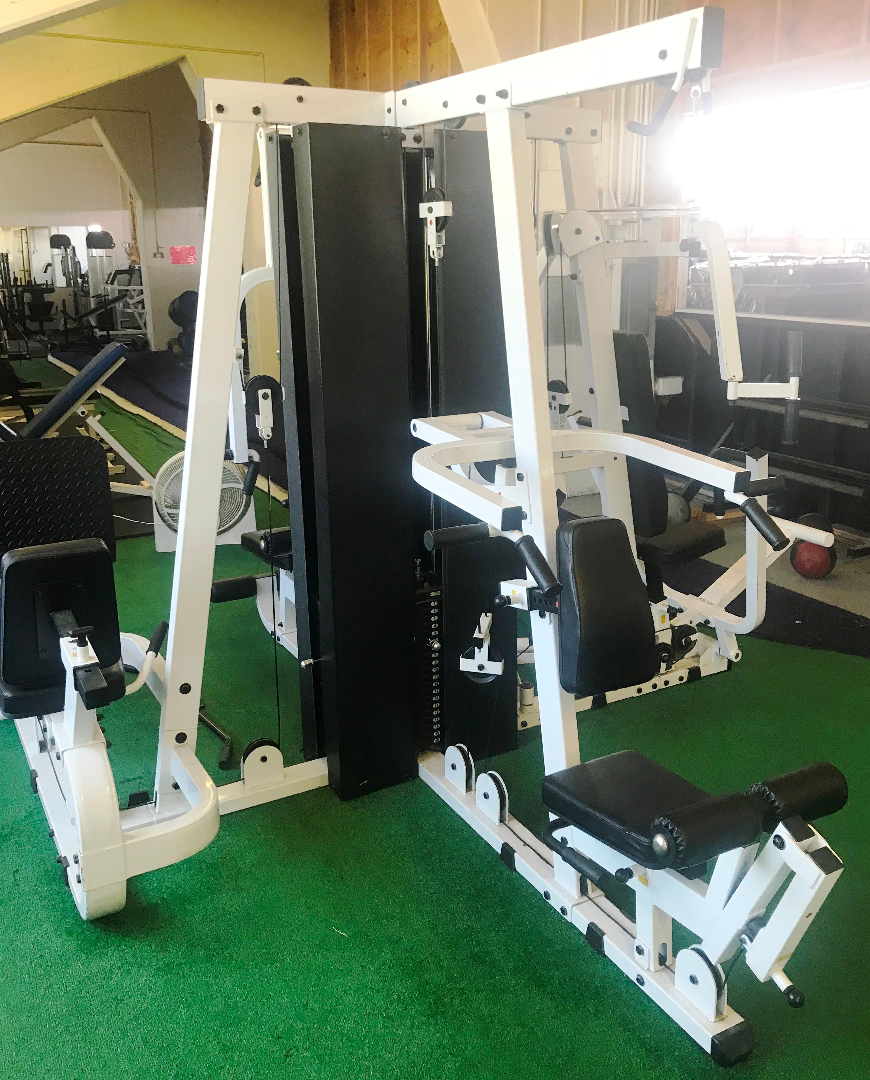 Multi station workout/exercise machine