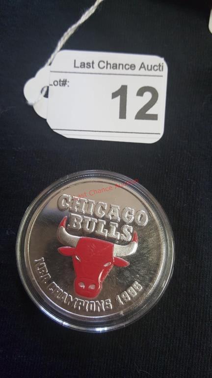 Chicago Bulls NBA Champions 1996 Highland Mint#607