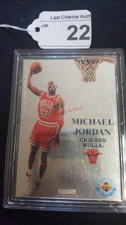 Michael Jordan Metal Card & Coin Set 1997 (COF)