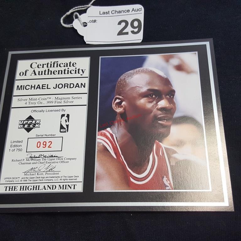 Michael Jordan Large Coin #92