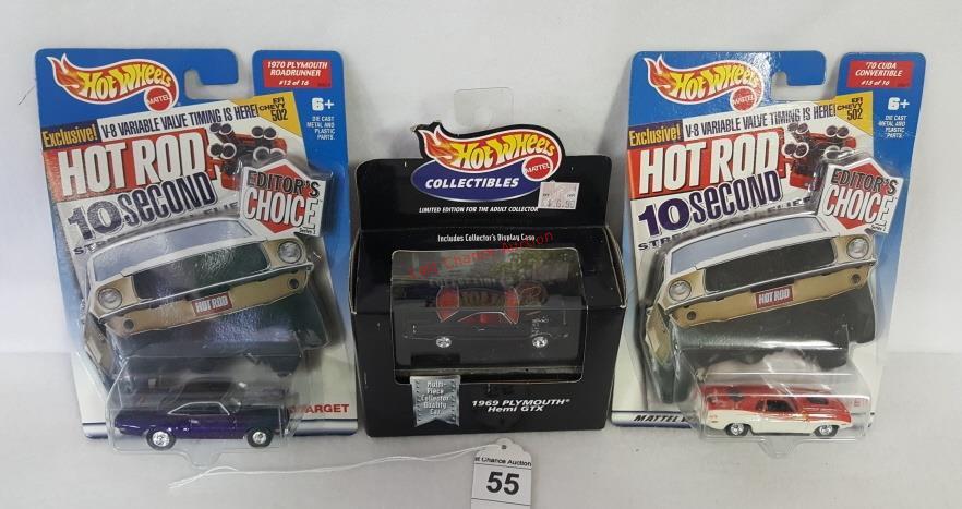 (3) Dodge Hot Wheels 1:64 (NIB )