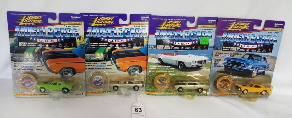 (6) Johnny Lightning Muscle Cars 1:64 (NIB )