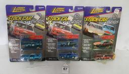 (3) Johnny Lightning Stock Car Legends 1:64 (NIB )