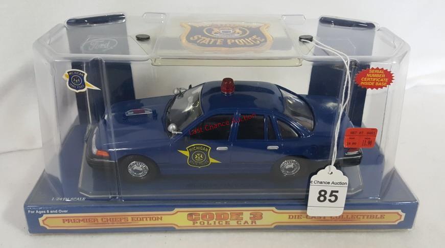 Code 3 Police Car Premier Chiefs Edition (NIB )