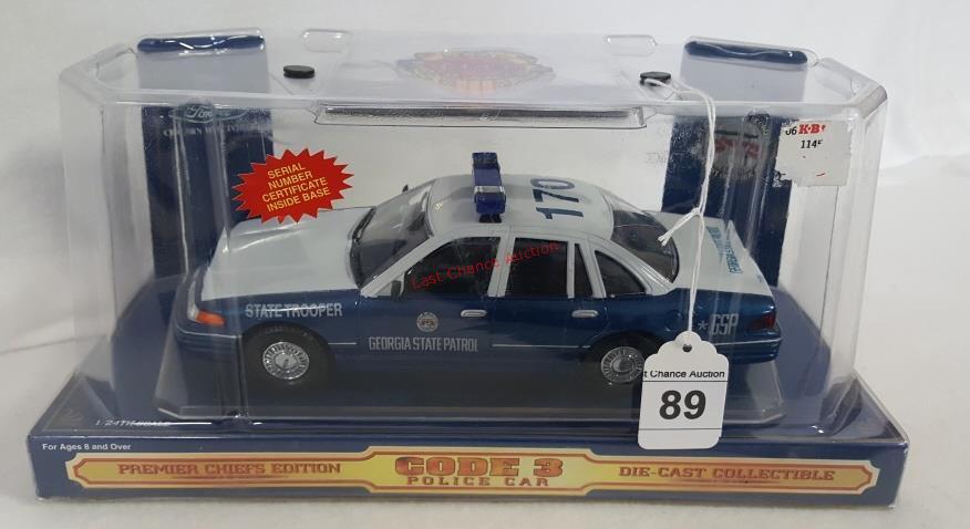 Code 3 Police Car Premier Chiefs Edition (NIB )