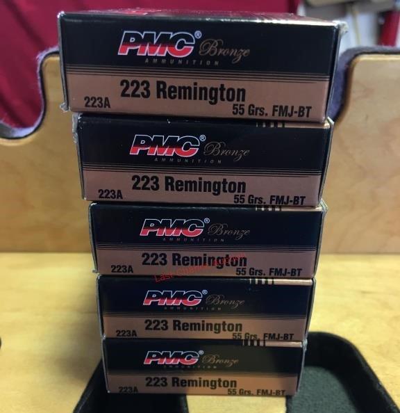 Remington 223 55 Grs. FMJ-BT