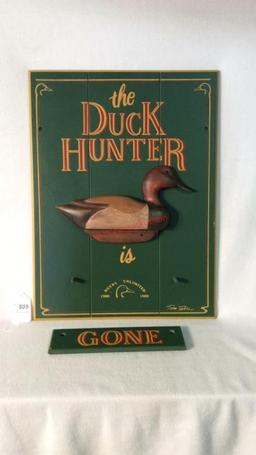 Duck Hunting Home Sign