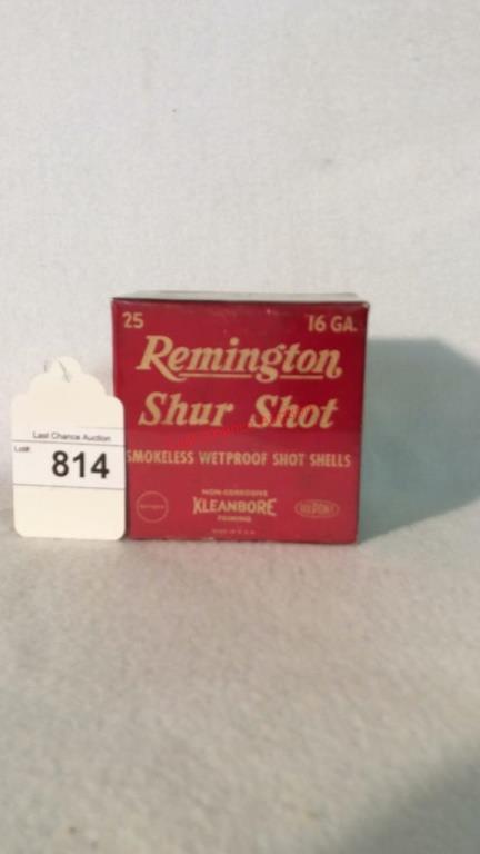 Remington Shur Shot  Full Box 16ga