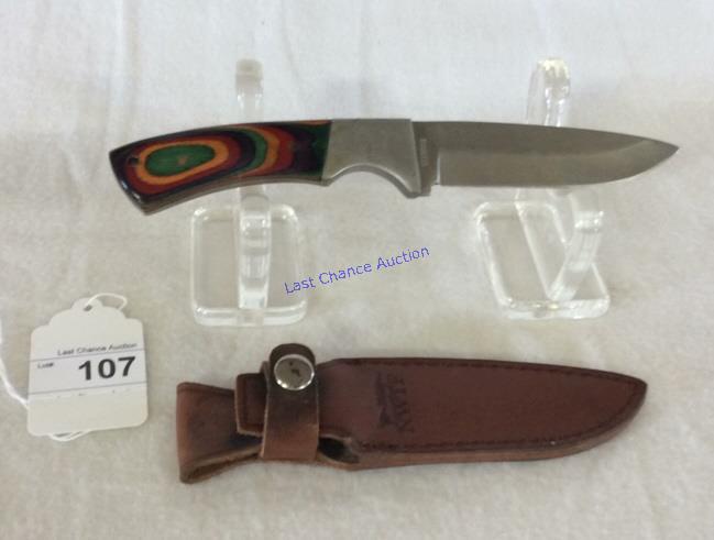 NWTF Bowie Knife W/ Sheath