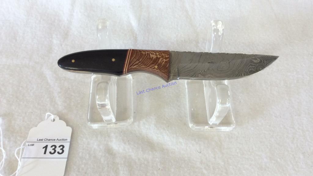 Dacascus Steel Knife W/ Sheath