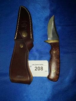 Maple Burl Custom Handle Knife