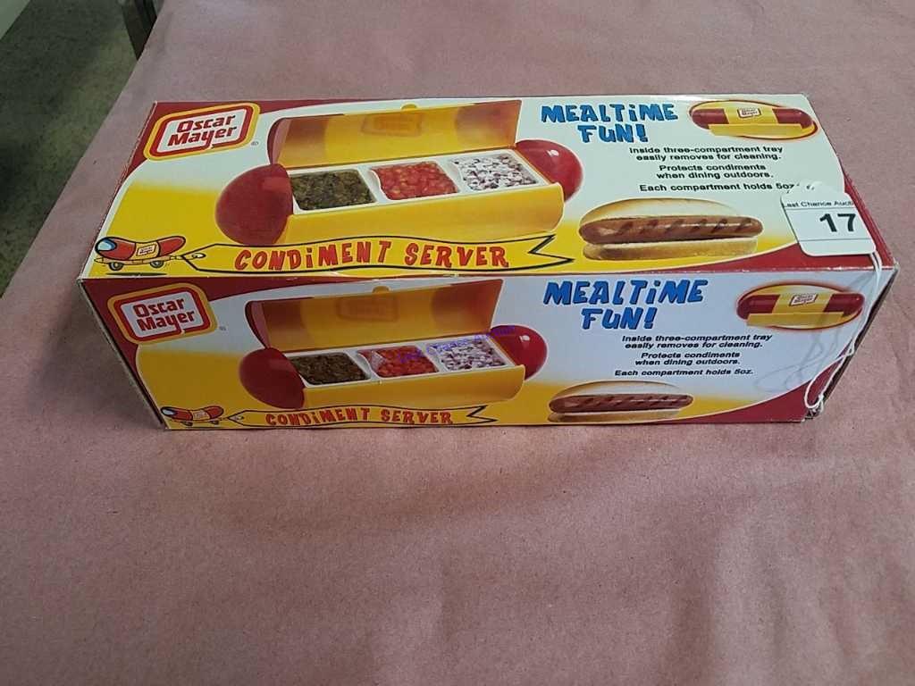 Vintage Oscar Mayer Condiment Tray NIB