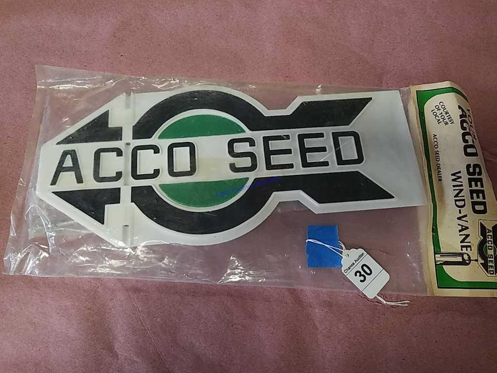 ACCO Seeds Windvane Sign