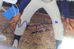 Maury WIlls Autographed Picture