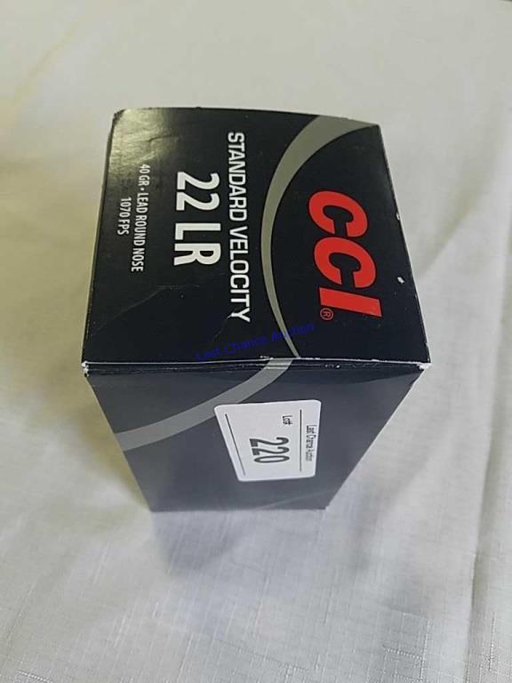 500ct Box of CCI Standard Velocity .22lr