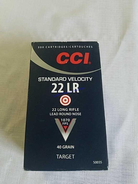 500ct Box of CCI Standard Velocity .22lr