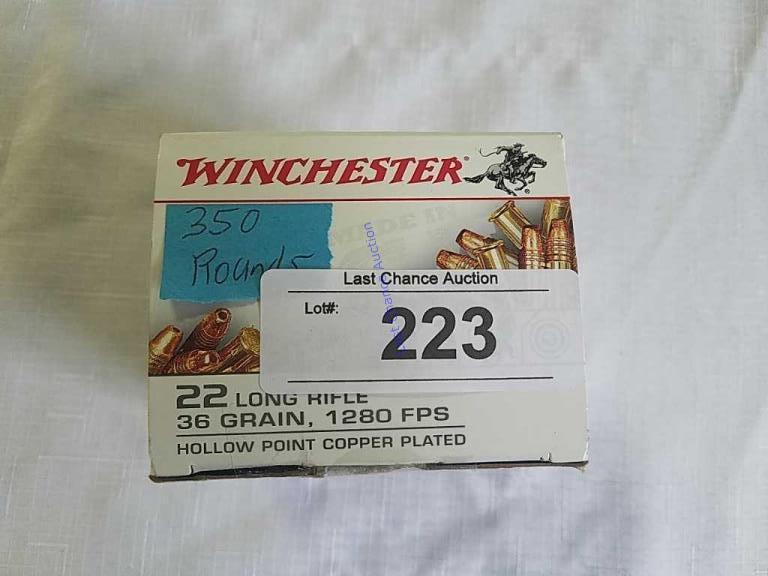 Partial Box (350ct) of Winchester .22lr CPHP