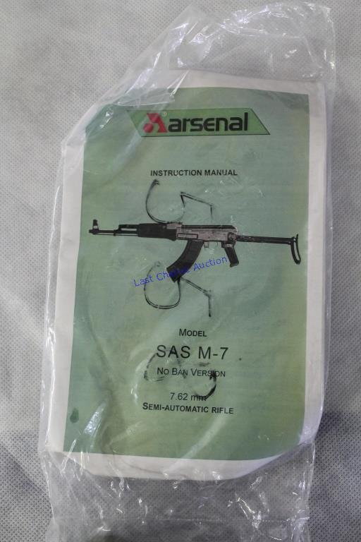 Aresnal SASM7 7.62x39 Rifle NEW