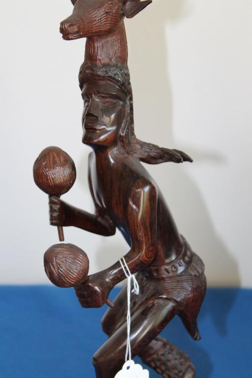 Large Ironwood Native Dancer 22" Tall