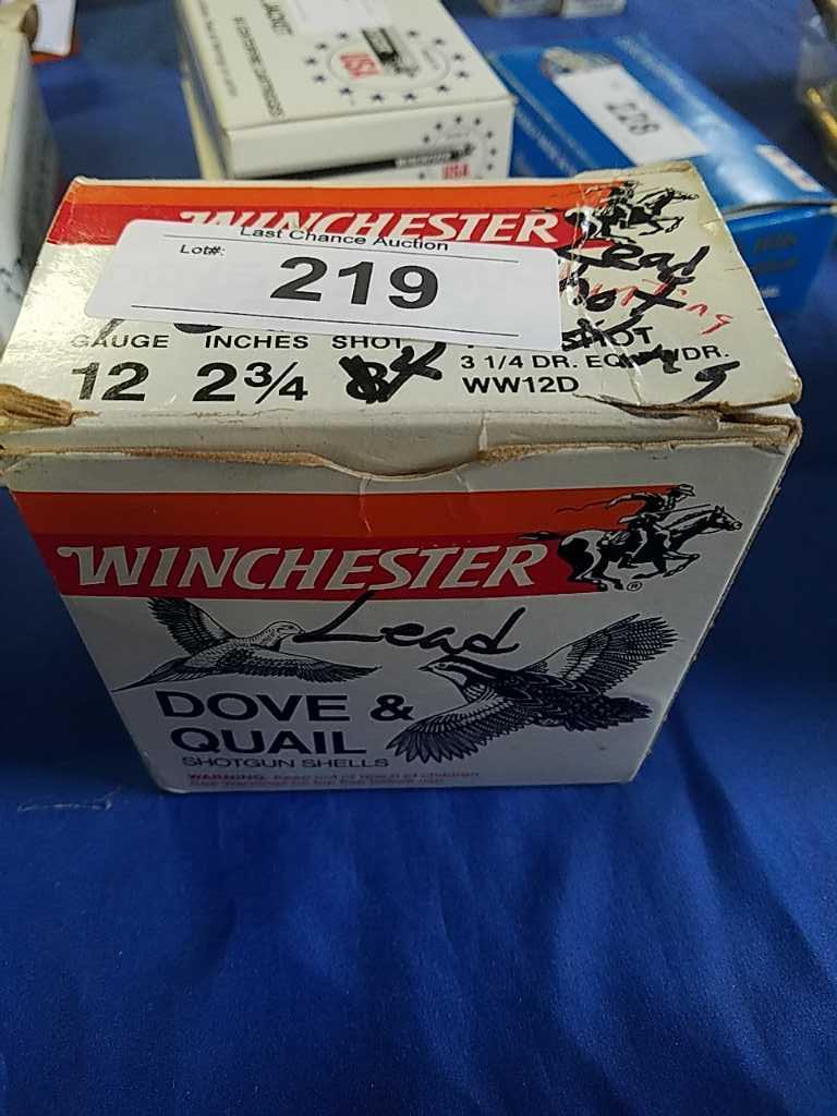 25ct Winchester 2 3/4 4shot 12ga