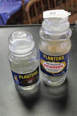 Vintage Planters Peanut Jars