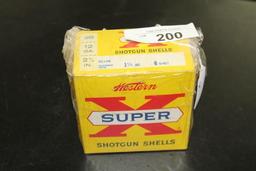 Vintage 25ct- Western SuperX 12ga 2 3/4 6shot