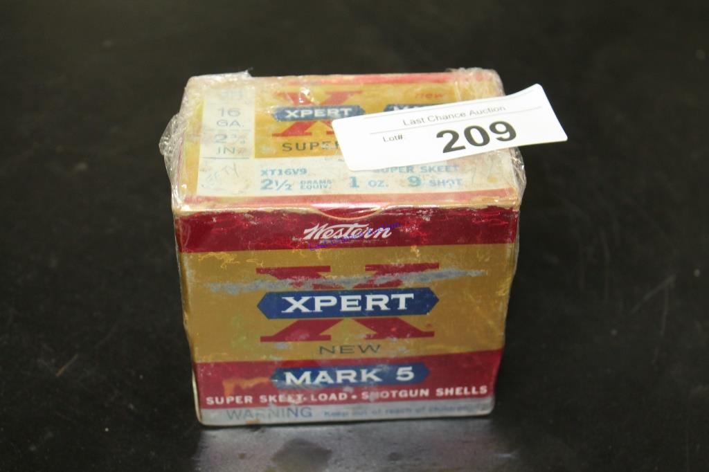 Vintage 25ct- Western Xpert 16ga 2 3/4 9shot